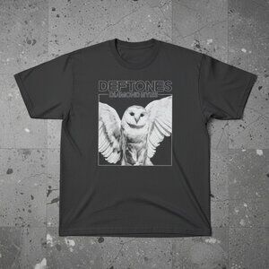 Deftones Diamond Eyes Owl Graphic T-Shirt – Vintage Band Tee, Alternative Rock